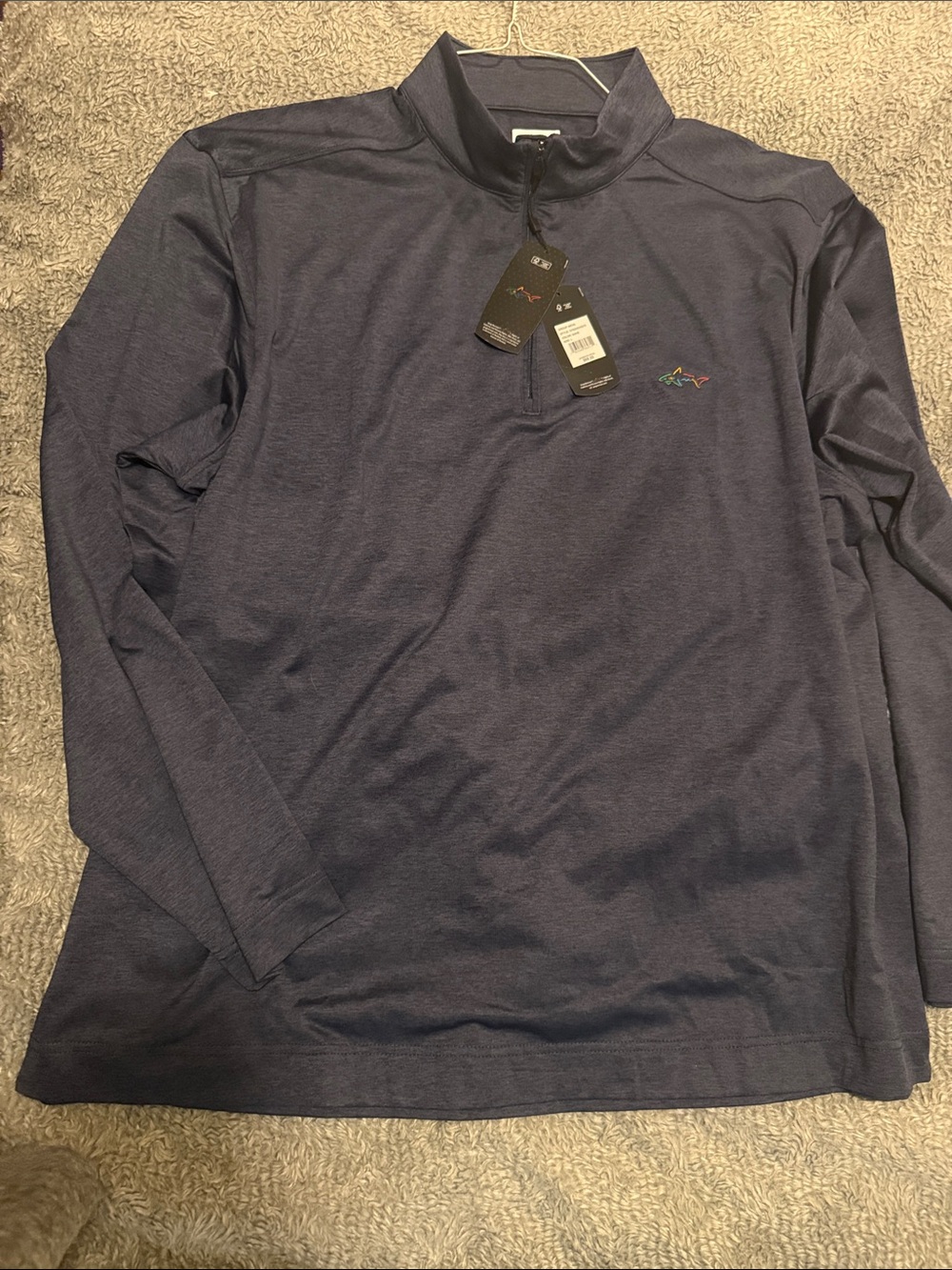 Greg Norman Collection Navy Blue Men's Shirt